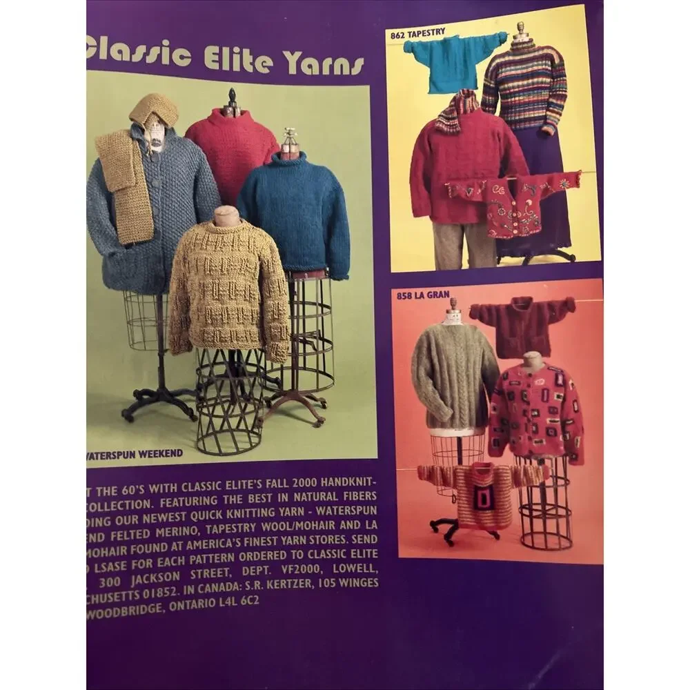 Vintage Vogue Knitting International Magazine Fall 2000